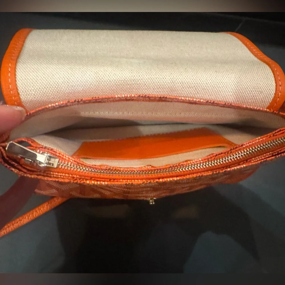 Goyard Vibrant Orange Mini Crossbody Shoulder Bag - Picture 6 of 6